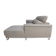 L Shape Easy Clean Fabric Sofa - 8683